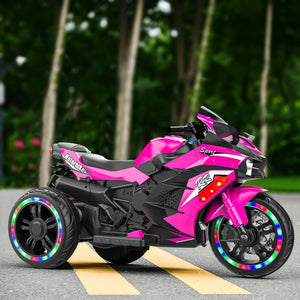 12V Battery-Powered Electric Three-Wheel Motorcycle Ride-On for Kids Trend Times 3