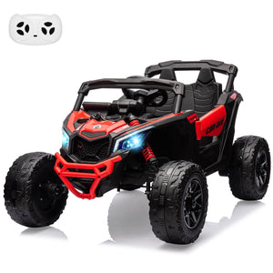 12V Electric Off-Road UTV Ride-On Car for Kids with Remote Control, LED Lights, and Music Trend Times 15