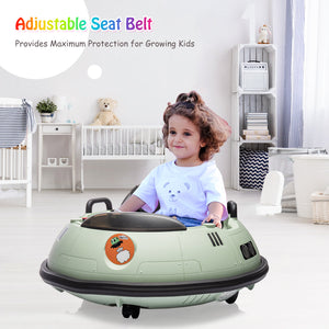 12V Battery-Powered Electric Ride-On Bumper Car for Kids and Toddlers with 44 lbs Load Capacity Trend Times 1