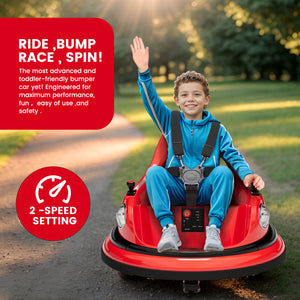 12V Electric Ride-On Bumper Car for Kids and Toddlers with Remote Control and Music Trend Times 7