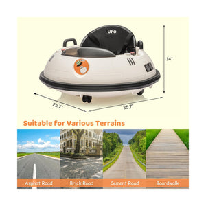 12V Electric Ride-On Bumper Car for Toddlers and Kids with Remote Control Trend Times 4