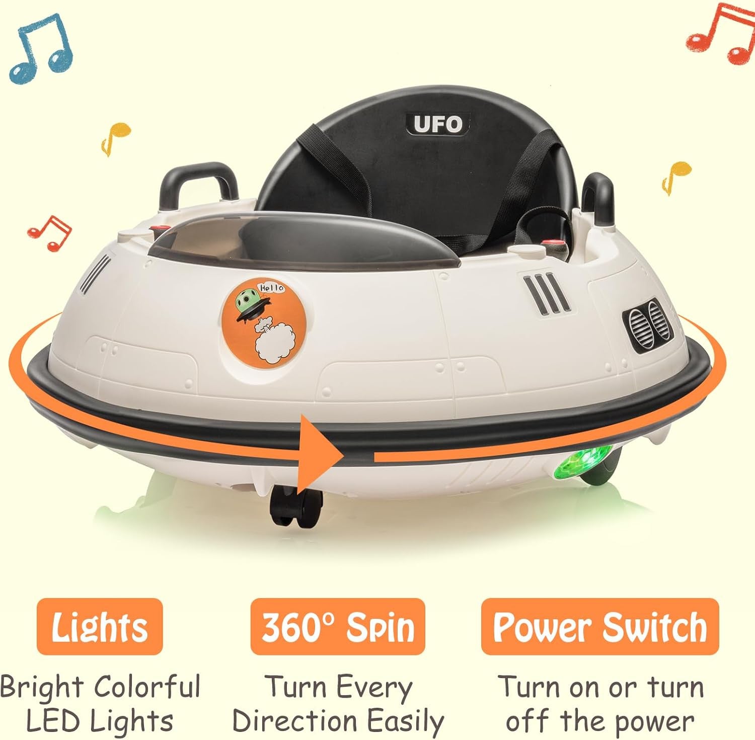 12V Electric Ride-On Bumper Car for Toddlers and Kids with Remote Control Trend Times 1