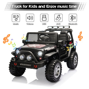 12V Electric 2-Seater Kids Ride-On Jeep Truck with Remote Control Trend Times 2
