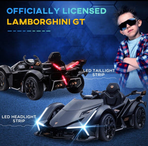 12V Electric Ride-On Licensed Lamborghini V12 Vision Gran Turismo Car Trend Times 2