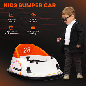 12V Electric Ride-On Bumper Car for Kids 1-5 Years with Remote Control Trend Times 7
