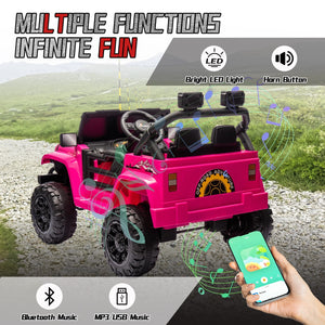 12V Electric Ride-On UTV Car for Kids with Remote Control, LED Lights, USB, and Rechargeable Battery Trend Times 14