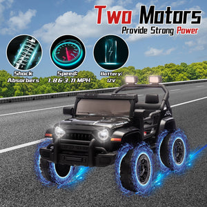 12V Electric Ride-On UTV Car for Kids with Remote Control, LED Lights, USB, and Rechargeable Battery Trend Times 3