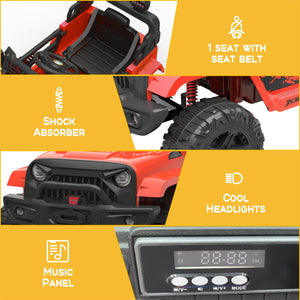 12V Electric Ride-On Truck Car for Kids with Remote Control and Spring Suspension Trend Times 3