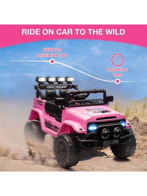 12V Electric Ride-On Truck for Kids with Remote Control, Spring Suspension, LED Lights, and Music Trend Times 8