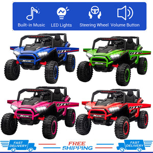 12V Electric UTV Ride-On Car for Kids Battery Powered with Remote Control Trend Times 4