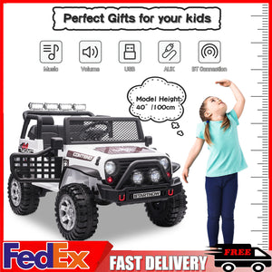 12V Electric Ride-On Jeep Truck for Kids 2-Seater with Remote Control Trend Times 0