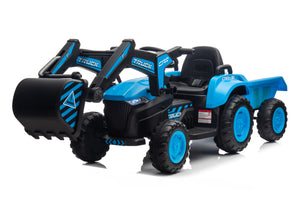 12V Electric 3-in-1 Kids Ride-On Vehicle Set with Excavator, Tractor, and Detachable Trailer Trend Times 0