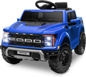 12V Ford F-150 Raptor Ride-On Truck with Remote Control, Lights, and Bluetooth Trend Times Variant 0