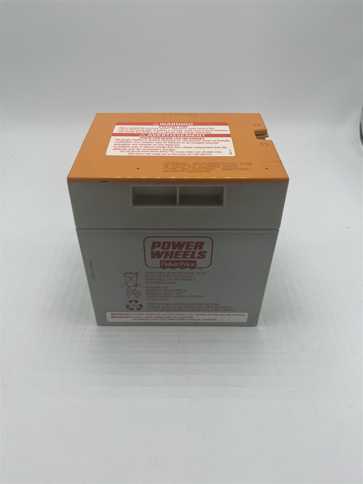 12V Grey and Orange Battery-Powered Ride-On Vehicle Trend Times Variant 0