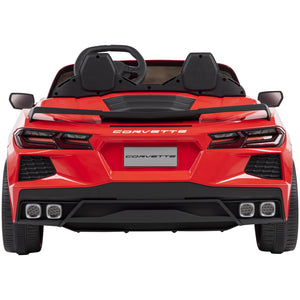 12V Battery-Powered Corvette Stingray Ride-On Car with Sounds for Kids Ages 3+ Trend Times 6