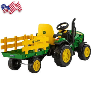 12V Ride-On Ground Force Tractor for Children Ages 3-7 Trend Times 3