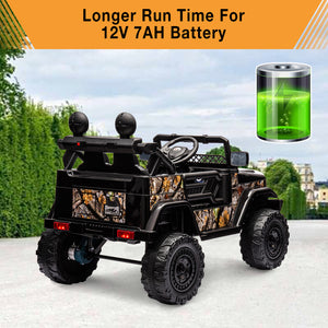 12V 2-Seater Electric Ride-On Truck Car with Parent Remote Control for Kids Trend Times 3