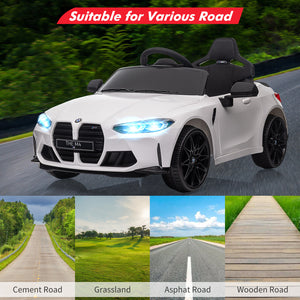 12V Licensed BMW M4 Kids Electric Ride-On Car with Suspension, 3 Speeds, Bluetooth, MP3, LED Lights, Remote Control Trend Times 2