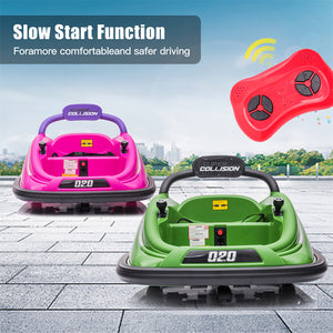 12V Kids Electric 360° Spinning Bumper Ride-On Car with Remote Control and MP3 Player Trend Times 9