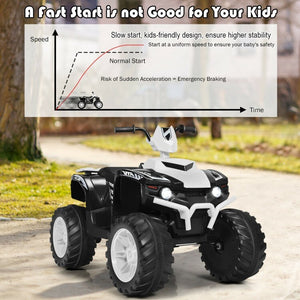 12V Kids 4-Wheeler ATV Quad Ride-On Car with LED Lights and Music Toy Vehicle Trend Times 8