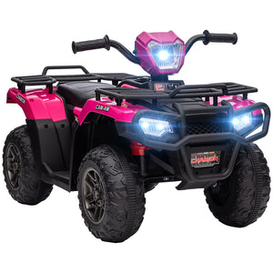 12V Battery-Powered Kids 4-Wheeler ATV for Ages 3-5 Pink Trend Times 2