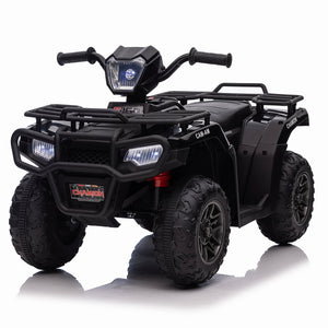 12V Kids Electric 4-Wheeler ATV with LED Lights, MP3 Player, and Adjustable Speed Trend Times 14
