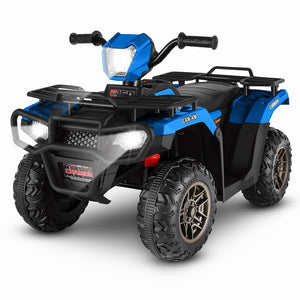 12V Kids Electric 4-Wheeler ATV with LED Lights, MP3 Player, and Adjustable Speed Trend Times 7