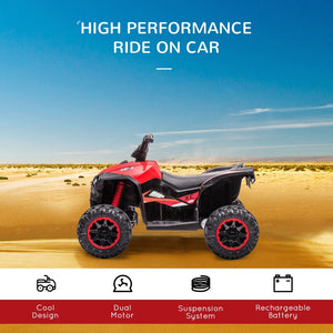 12V Kids Four Wheeler ATV Quad Car with Forward and Reverse Function Trend Times 3