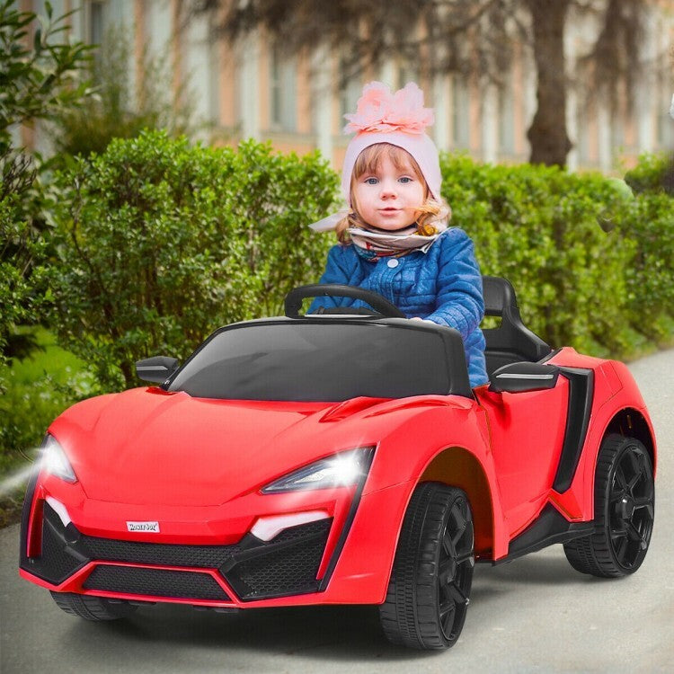 12V Battery-Powered Electric Ride-On Car for Toddlers with Remote Control and Lights Trend Times 1