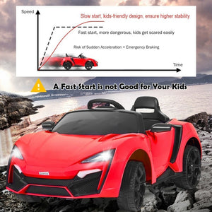 12V Battery-Powered Electric Ride-On Car for Toddlers with Remote Control and Lights Trend Times 10