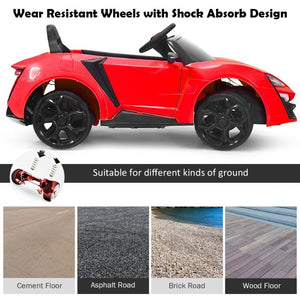 12V Battery-Powered Electric Ride-On Car for Toddlers with Remote Control and Lights Trend Times 8