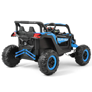 12V Blue Kids Electric Off-Road Ride-On UTV Vehicle with Music, LED Lights, and Remote Control Trend Times 22