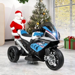 12V Licensed Kids Ride-On Motorcycle with Bright LED Headlights Trend Times 0