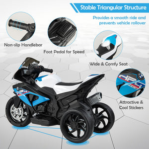 12V Licensed Kids Ride-On Motorcycle with Bright LED Headlights Trend Times 7