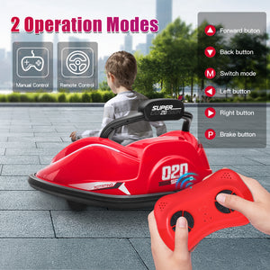 12V Kids Bumper Car for Twins with Motor, Parent Remote Control, Lights, and 360° Rotation Trend Times 13