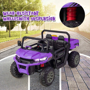 12V Electric Ride-On Dump Truck for Kids with 2 Seats, 4 Wheels, and Remote Control Trend Times 6