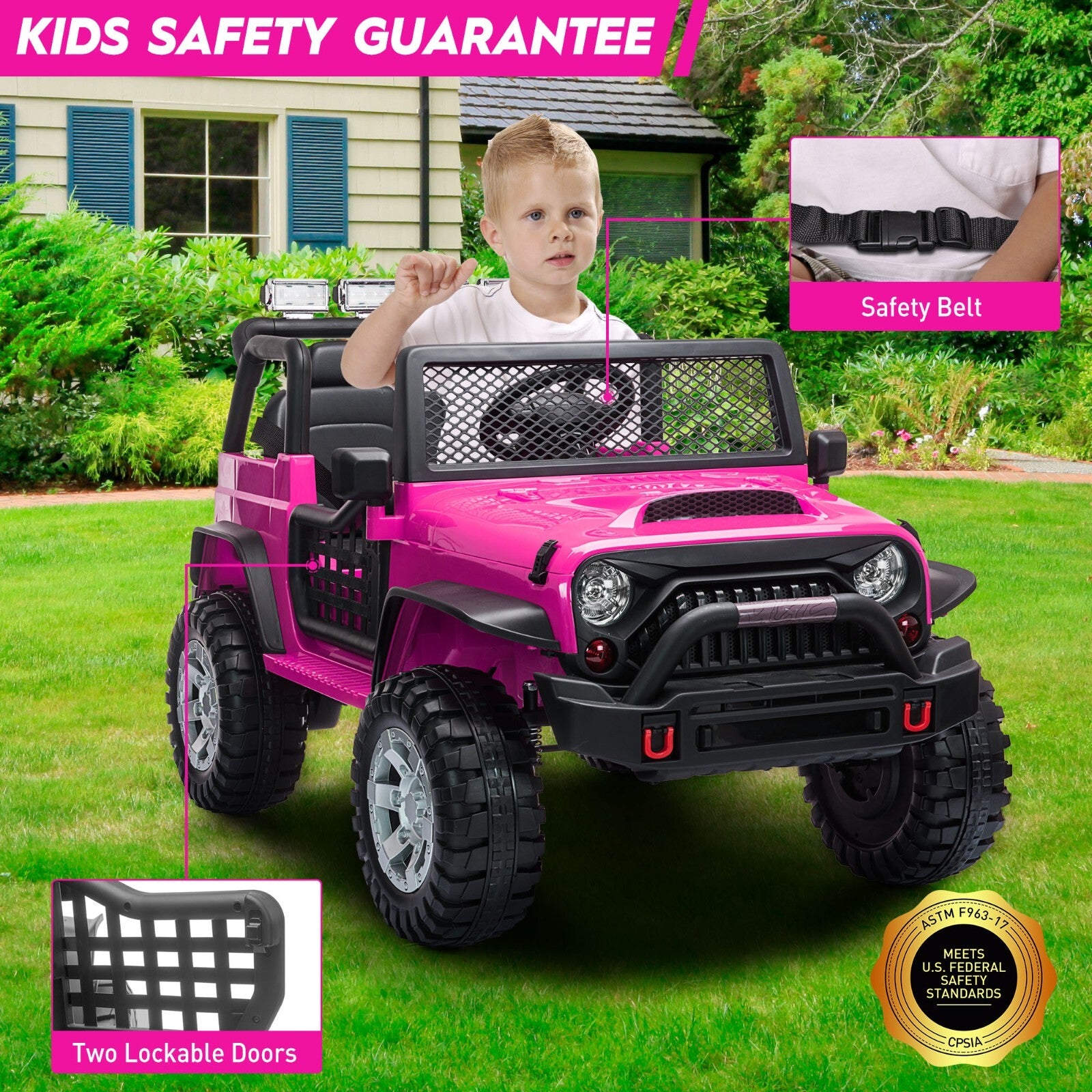 12V Electric Ride-On Car for Kids with Remote Control, Suitable for Ages 3-8 Years Trend Times 0