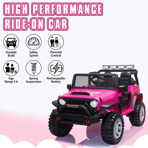 12V Electric Ride-On Car for Kids with Remote Control, Suitable for Ages 3-8 Years Trend Times 4