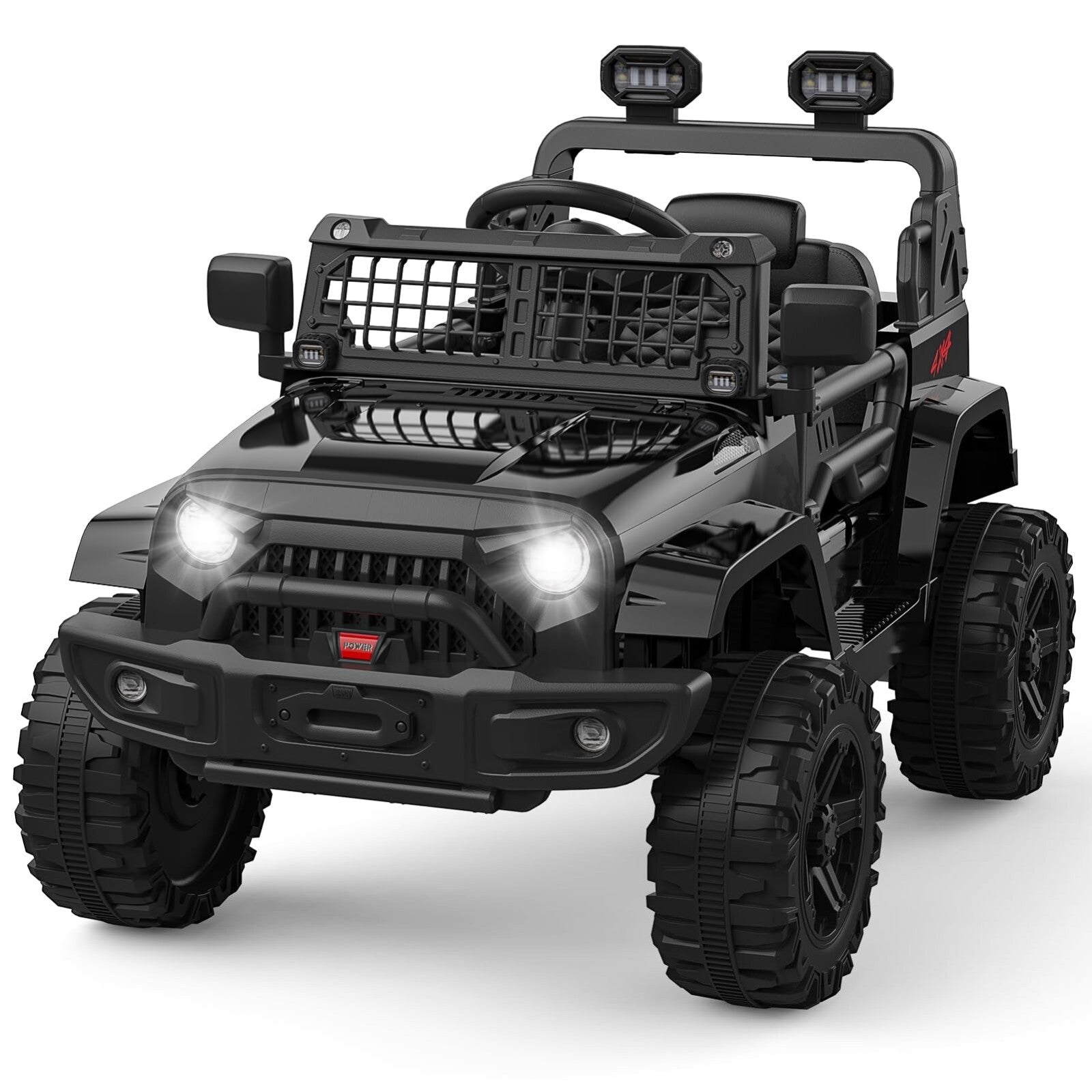 12V Kids Ride-On Truck Vehicle with Power Wheels, Remote Control, and Bluetooth Trend Times 1