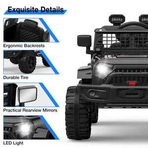12V Kids Ride-On Truck Vehicle with Power Wheels, Remote Control, and Bluetooth Trend Times 7