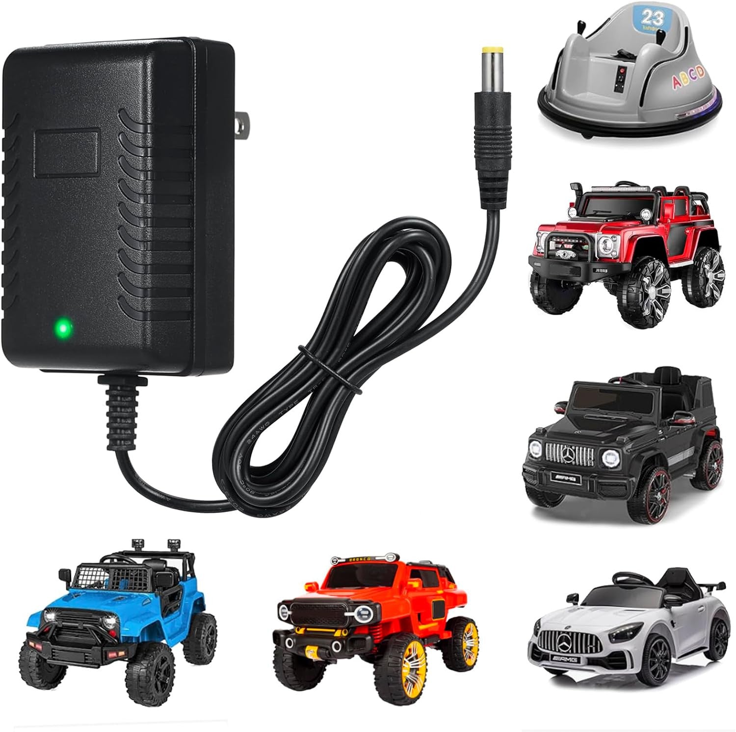 12V Charger for Kids Electric Ride-On Cars and Batteries Trend Times 0