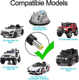 12V Kids Ride-On Car Battery Charger for Electric Toy Vehicles Trend Times 4