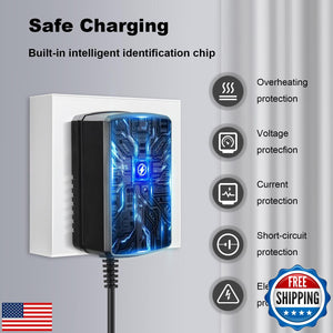12V Battery Charger for Kids Ride-On Toy Cars Compatible with Wrangler SU Models Trend Times 2