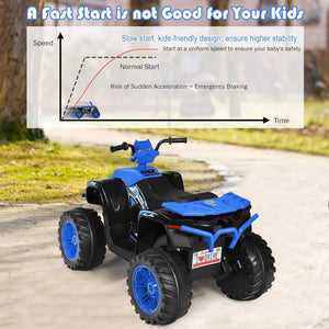 12V Kids Electric 4-Wheeler ATV with Music and Realistic Driving Features Trend Times 4