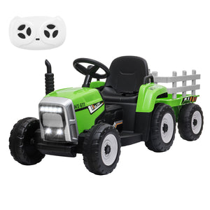 12V Battery-Powered Kids Electric Ride-On Tractor Toy with Trailer and Remote Control Trend Times Variant 0