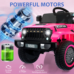12V Kids Electric 4-Wheeler Car with Remote Control Trend Times 18