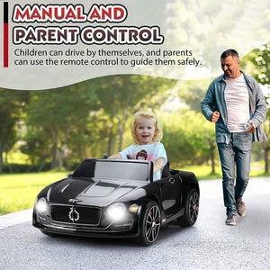12V Licensed Bentley Style Kids Electric Ride-On Car with Remote Control Trend Times 1