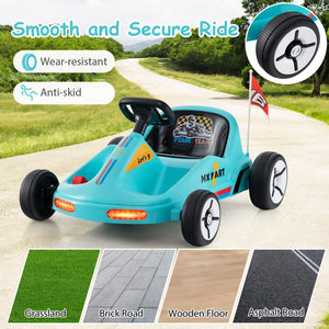 12V Kids Electric Ride-On Go-Kart with 7AH Battery and Remote Control Trend Times 5