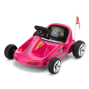 12V Kids Electric 4-Wheel Ride-On Go-Kart with Remote Control, Blue, Ages 3-8 Trend Times 19