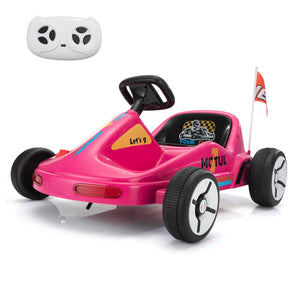 12V Kids Electric 4-Wheel Ride-On Go-Kart with Remote Control, Blue, Ages 3-8 Trend Times Variant 4